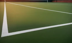 tennis court background field grass sport with copy space ground close up fitness court outdoor